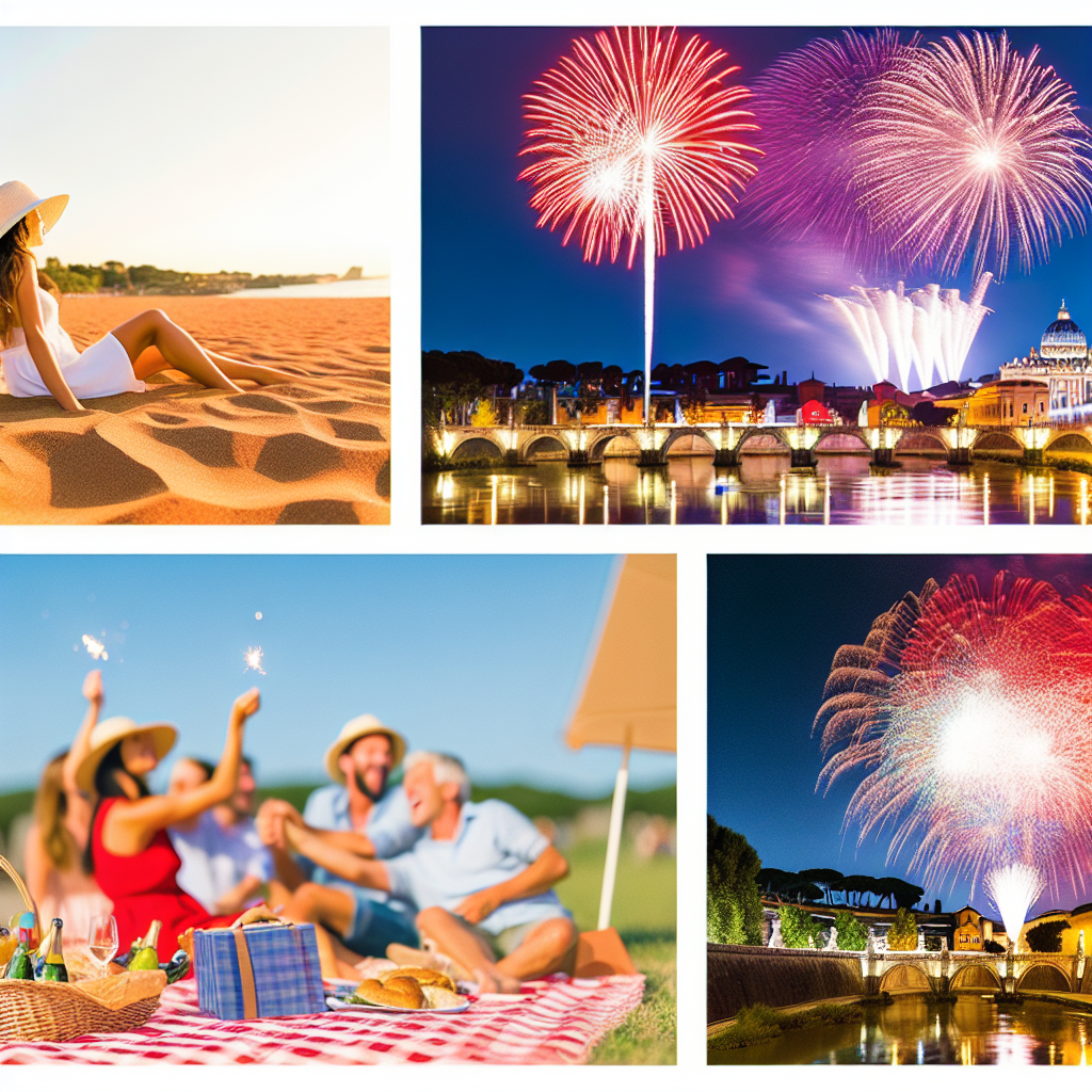 Experience Ferragosto in Rome: Beach Escapes, Picnics, Fireworks